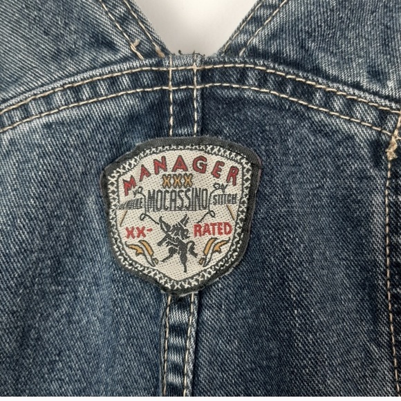 Vintage 90s Manager Denim Jean Overalls Size Small - Picture 6 of 13